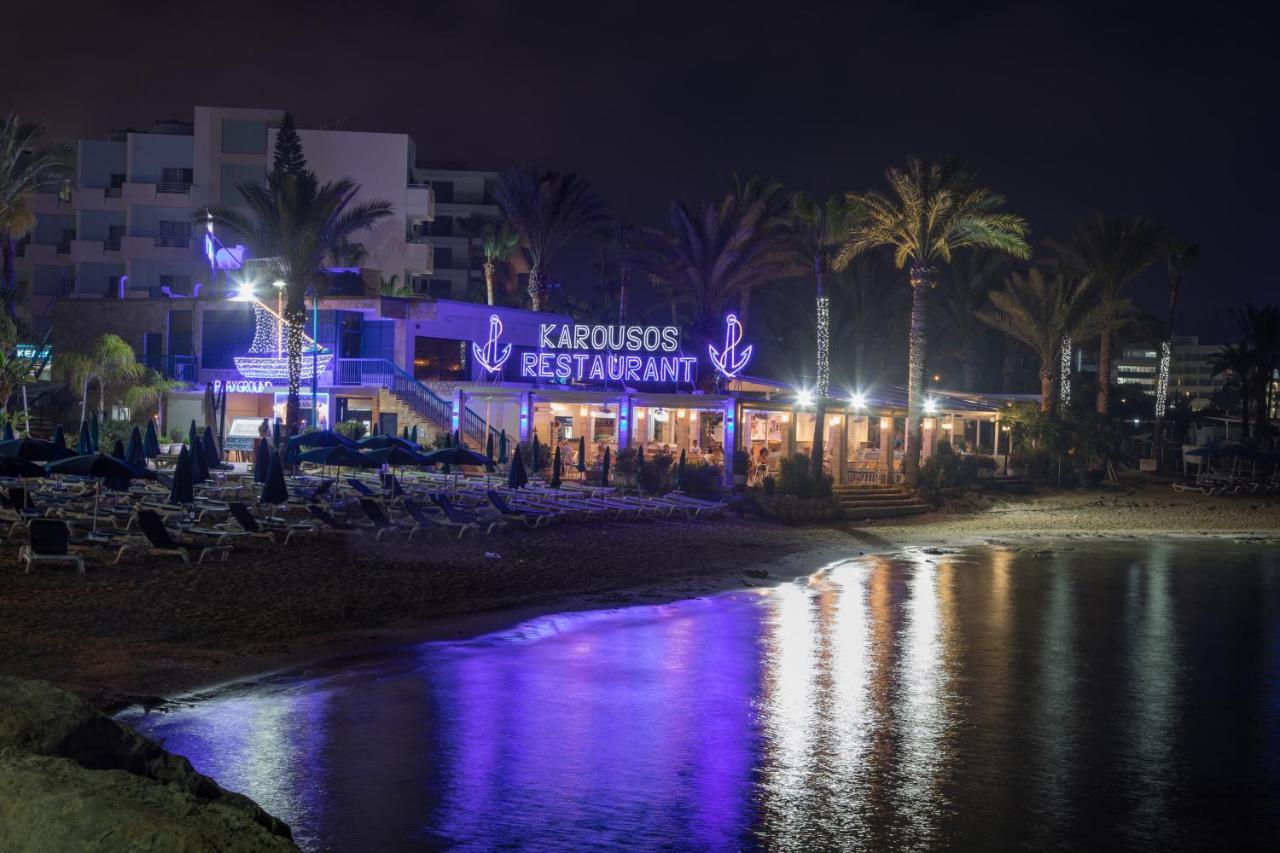 Karousos Beach Rooms Agia Napa Exterior foto